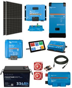 12V Conversion 900W Solar, 2000W Multiplus & 334A Fogstar Lithium