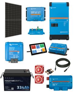 12V Conversion 450W Solar, 3000W Multiplus II & 334A Fogstar Lithium