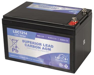 LDC1214 Leoch Lead Carbon AGM Battery