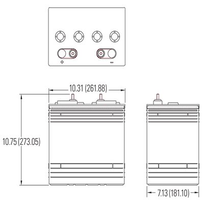 Crown CR-165 Deep Cycle Battery from Supac - Supac Battery Specialists